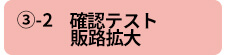 ③-2　確認テスト販路拡大